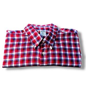 Brooks Brothers XXL 1818 Regent 100% Non Iron Long Sleeve Button Down Shirt EUC